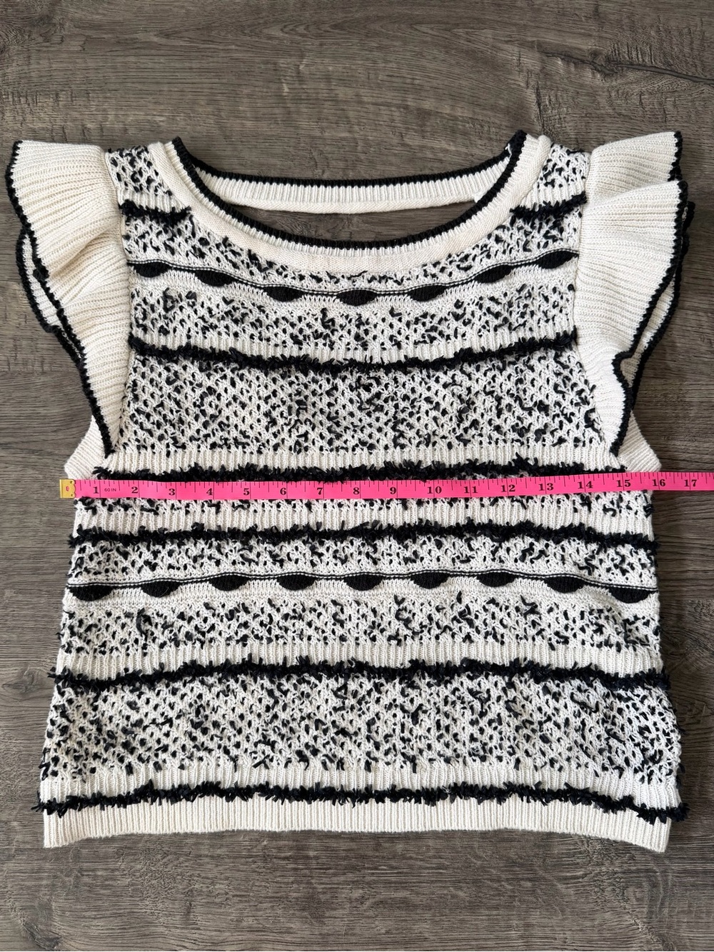 Anthropologie Pilcro Open Back Sweater Tank Contemporary Knit XS - Picture 9 of 11